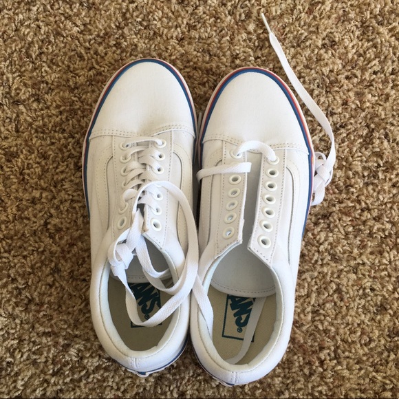 vans women's rainbow foxing old skool sneakers